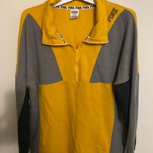 🌸PINK Quarter Zip Sweatshirt